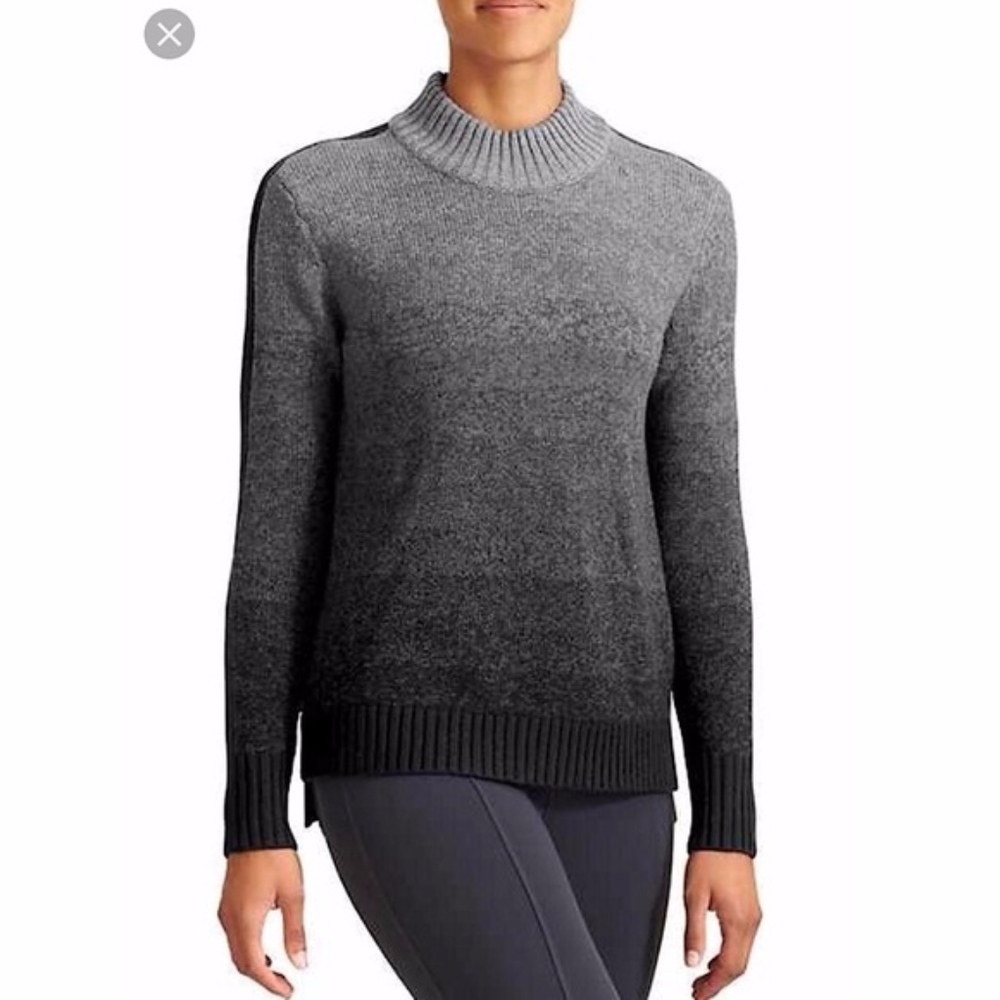 Athleta Sunset Sweater in Grey Ombre